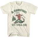 POPEYE A CAMPING S T-Shirt in Natural