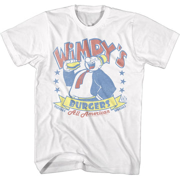 POPEYE WHIMPYS BURGERS S T-Shirt in White