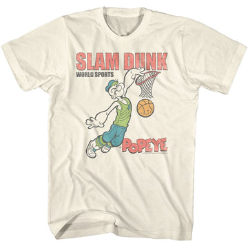 POPEYE SLAM DUNK S T-Shirt in Natural