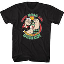 POPEYE GONNA GET DECKED S T-Shirt in Black