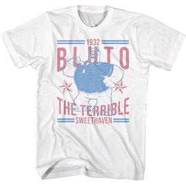 POPEYE BLUTO THE TERRIBLE S T-Shirt in White