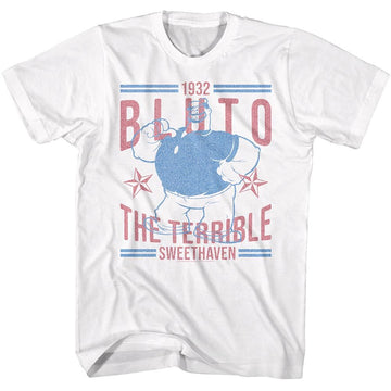 POPEYE BLUTO THE TERRIBLE S T-Shirt in White