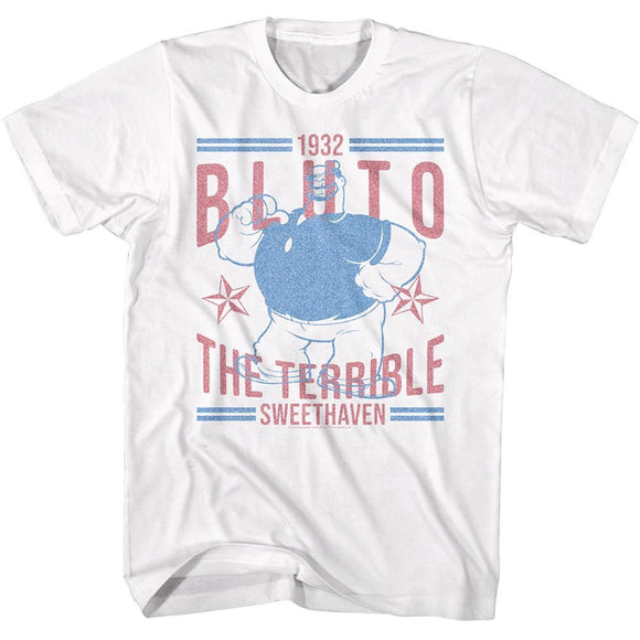 POPEYE BLUTO THE TERRIBLE S T-Shirt in White