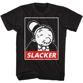 POPEYE WIMPY SLACKER S T-Shirt in Black