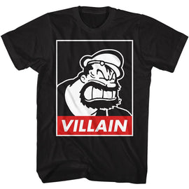 POPEYE VILLAIN BRUTUS S T-Shirt in Black