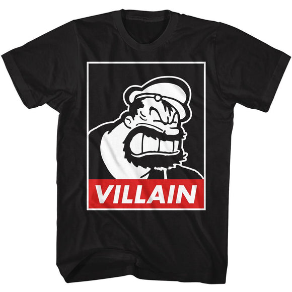 POPEYE VILLAIN BRUTUS S T-Shirt in Black