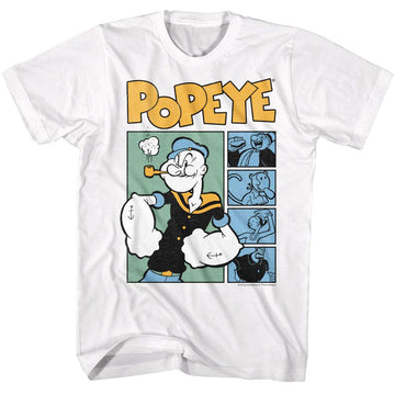 POPEYE BOXES S T-Shirt in White