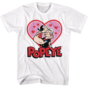 POPEYE P O VALENTINE S T-Shirt in White