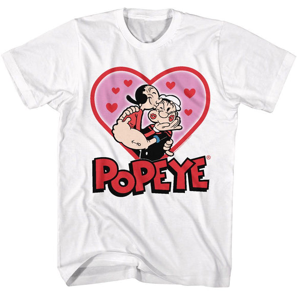 POPEYE P O VALENTINE S T-Shirt in White