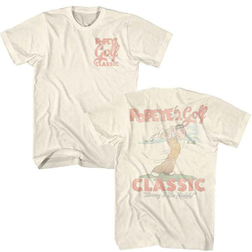 POPEYE GOLF CLASSIC ***F&B*** S T-Shirt in Natural