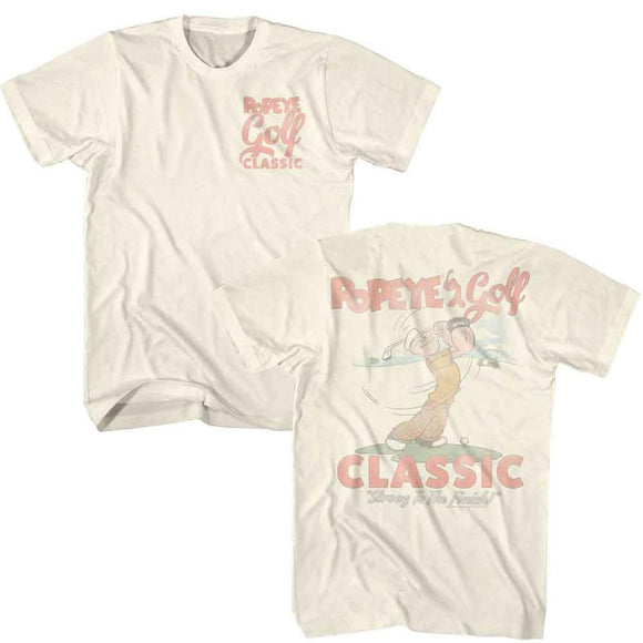 POPEYE GOLF CLASSIC ***F&B*** S T-Shirt in Natural