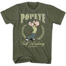 POPEYE GOLF ACADEMY S T-Shirt in Military Green