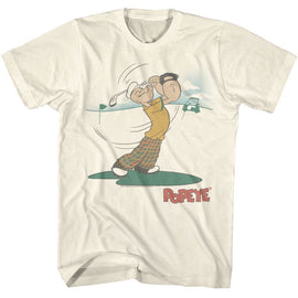 POPEYE GOLF SIMPLE S T-Shirt in Natural