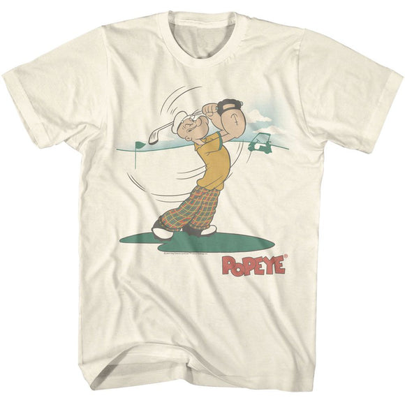 POPEYE GOLF SIMPLE S T-Shirt in Natural
