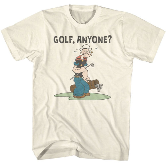 POPEYE GOLF ANYONE S T-Shirt in Natural