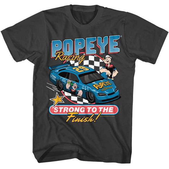POPEYE STRONG TO RACE FINISH S T-Shirt in Smoke