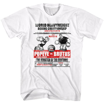 POPEYE VS BRUTUS S T-Shirt in White