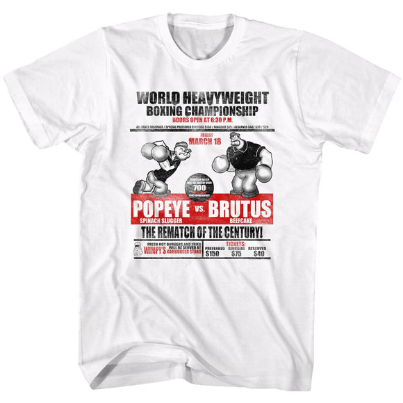 POPEYE VS BRUTUS S T-Shirt in White