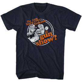 POPEYE GUN SHOW S T-Shirt in NAVY