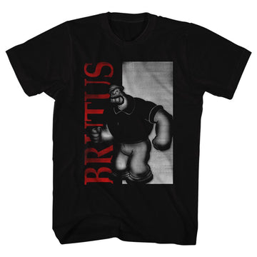 POPEYE SCAR BRUTUS S T-Shirt in Black