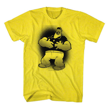 POPEYE THATS FUNNY S T-Shirt in Yellow