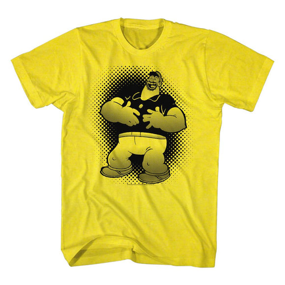 POPEYE THATS FUNNY S T-Shirt in Yellow