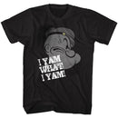POPEYE PROFILE I YAM S T-Shirt in Black