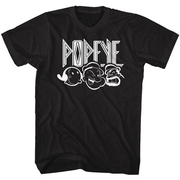 POPEYE KISS STYLE S T-Shirt in Black