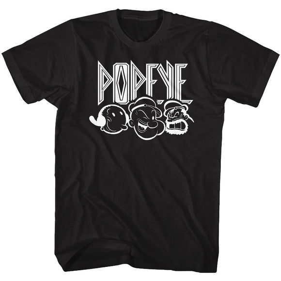POPEYE KISS STYLE S T-Shirt in Black