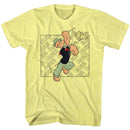 POPEYE POPPOW S T-Shirt in Yellow Heather
