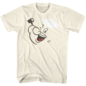 POPEYE POPFACE S T-Shirt in Natural