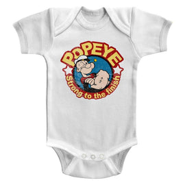 POPEYE STRONG INFANT 6M T-Shirt in White