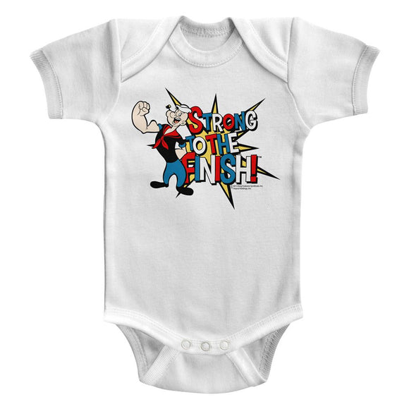 POPEYE STRONG INFANT 6M T-Shirt in White