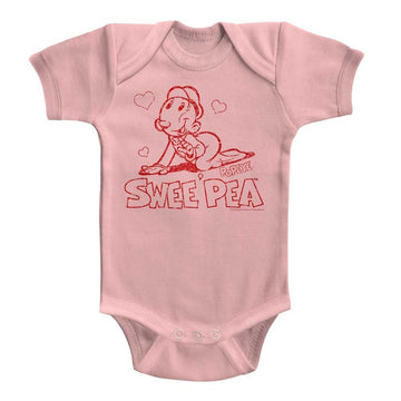 POPEYE SWEET PEA INFANT 6M T-Shirt in Light PINK