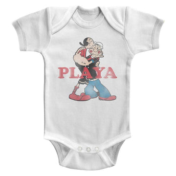 POPEYE PLAYA INFANT 6M T-Shirt in White