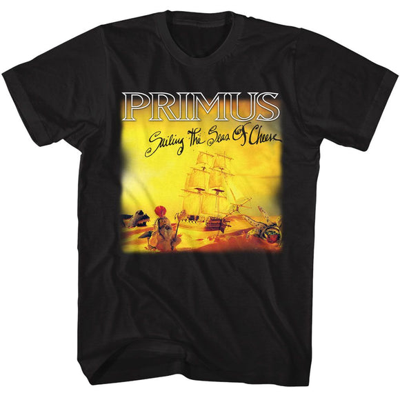 PRIMUS SEAS OF CHEESE S T-Shirt in Black