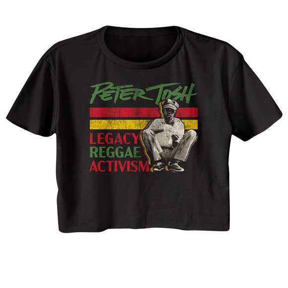 PETER TOSH LEGACY REGGAE ACTIVISM LADIES FESTIVAL CALI S T-Shirt in Black