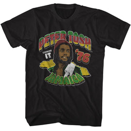PETER TOSH LEGALIZE IT 76 S T-Shirt in Black