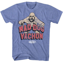 POWERTOWN MD VACHON ILLUSTRATED S T-Shirt in Light BLUE Heather