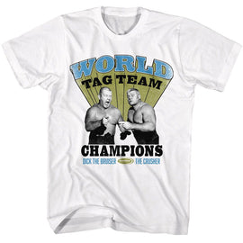 POWERTOWN TAG TEAM CHAMPS S T-Shirt in White
