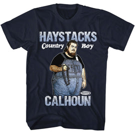 POWERTOWN HAYSTACKS CALHOUN S T-Shirt in NAVY