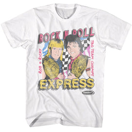 POWERTOWN RNR EXPRESS TAG CHAMPS S T-Shirt in White