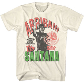 POWERTOWN SANTANA WORLD CHAMP S T-Shirt in Natural