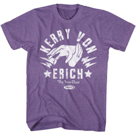 POWERTOWN VON ERICH IRON CLAW S T-Shirt in Purple Heather
