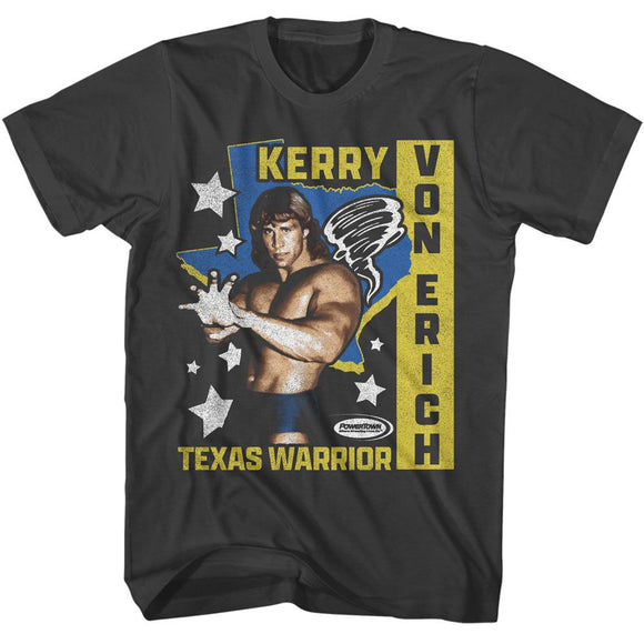 POWERTOWN TEXAS AND STARS S T-Shirt in Smoke