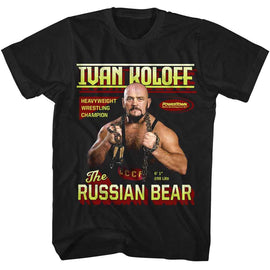 POWERTOWN THE RUSSIAN BEAR S T-Shirt in Black