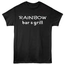 RAINBOW BAR AND GRILL LOGO S T-Shirt in Black