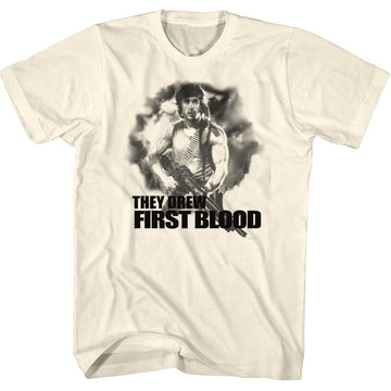 RAMBO FIRST BLOOD S T-Shirt in Natural