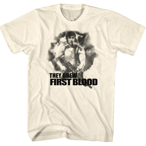 RAMBO FIRST BLOOD S T-Shirt in Natural