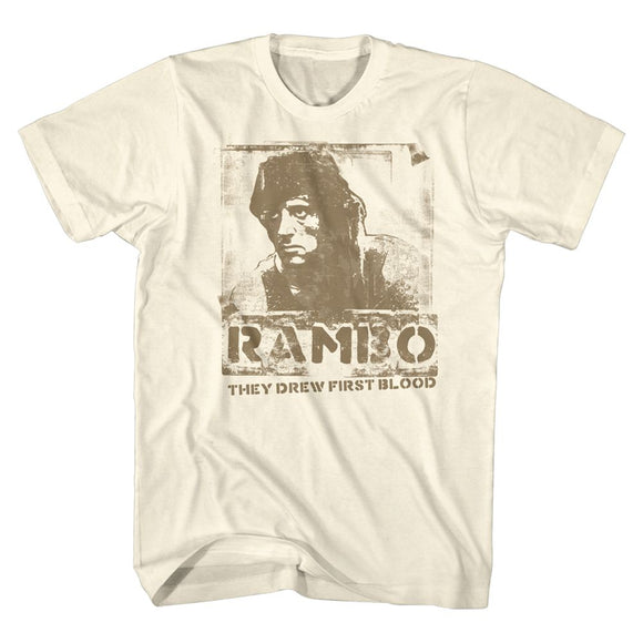 RAMBO BLAME S T-Shirt in Natural